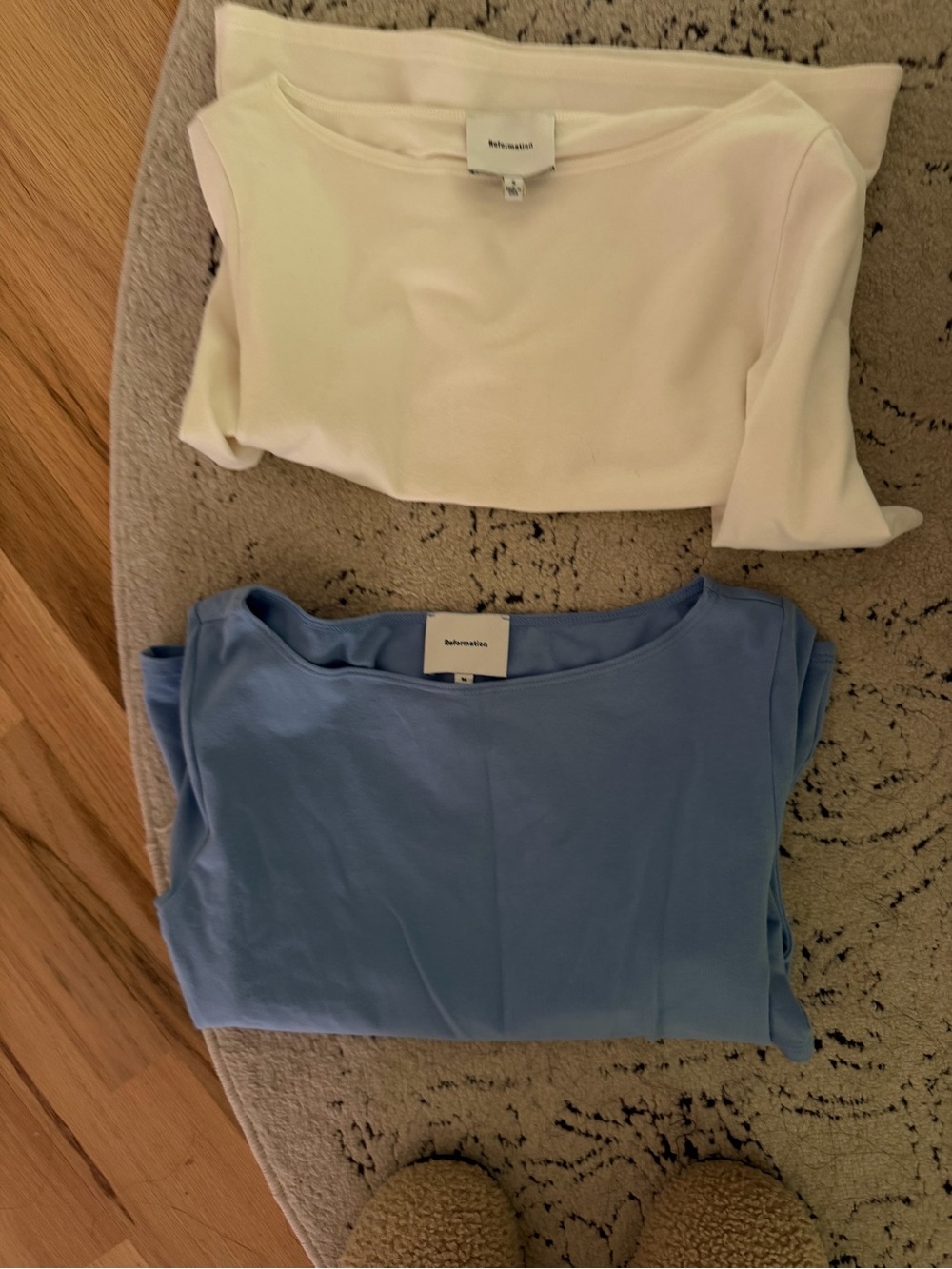 NWOT Reformation Santino Knit Top fior di latte size Small